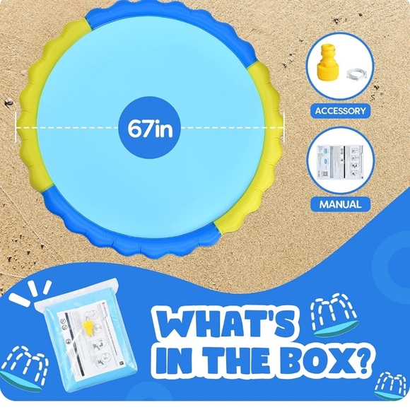 Bellachiddo 67in Toy Splash Mat - Picture 5 of 10